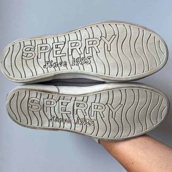 Sperry’s Topsider Gray Seacoast Boat Shoes Size 7.5 - Picture 7 of 7